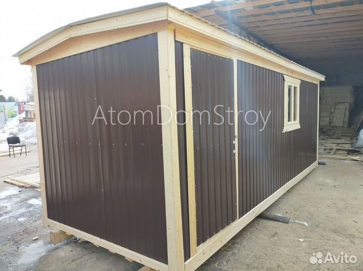 Новые деревянные бытовки