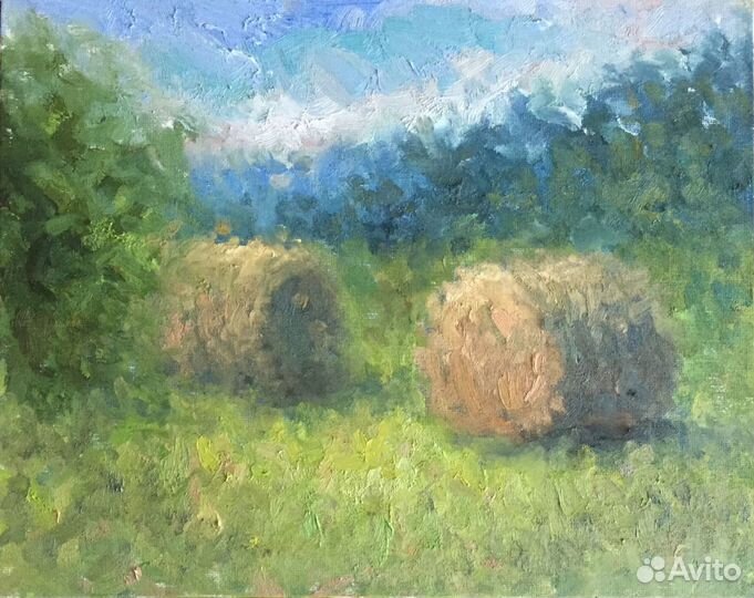 Картина «Сено на лугу»