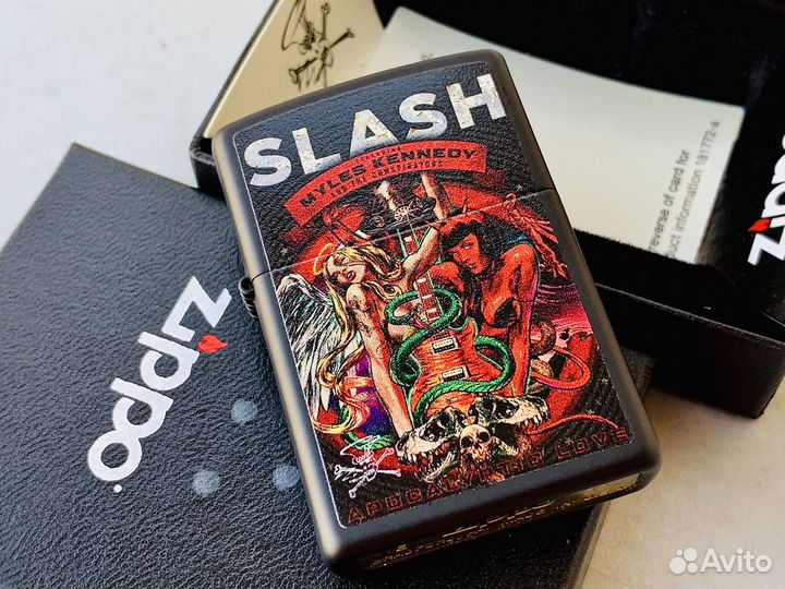 Зажигалка Zippo 48187 Slash Оригинал Новая