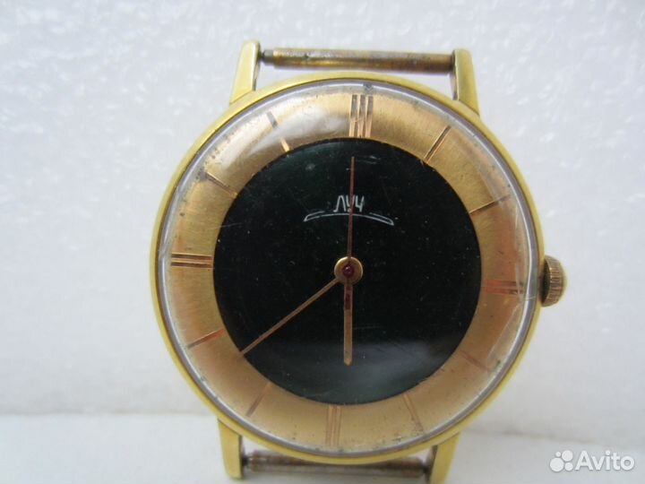 Часы Луч позолоченные СССР