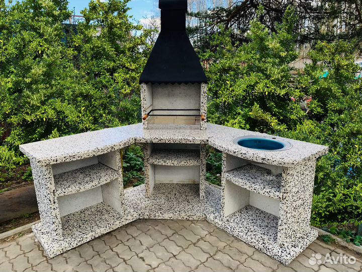 Модульная печь барбекю