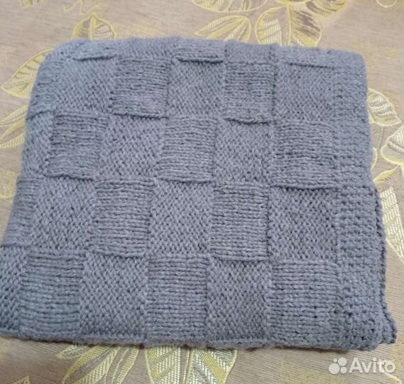 Вязанный плед детский