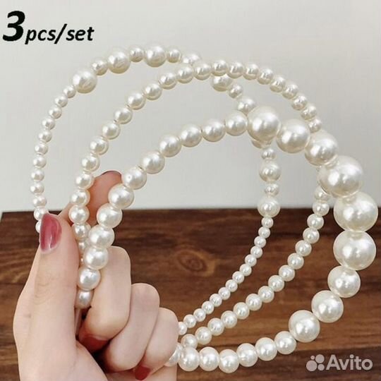 Ободки для волос. 3 шт. набор