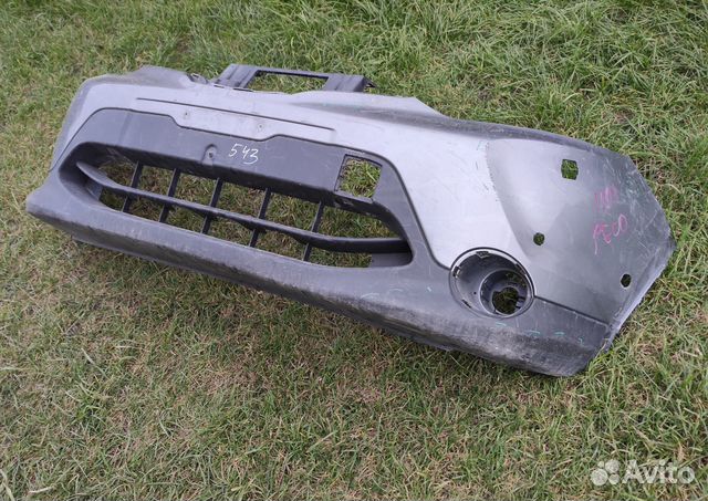 Бампер передний Nissan Qashqai 2018 серый