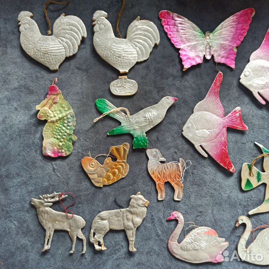 Елочные игрушки СССР одним лотом