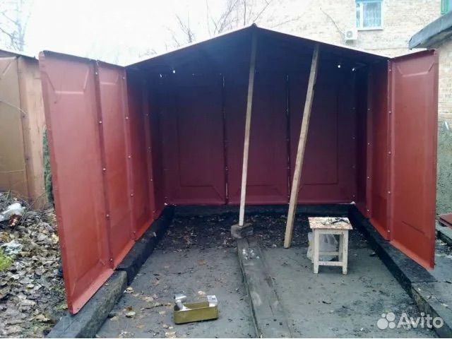 Сборка мусора из гаражей