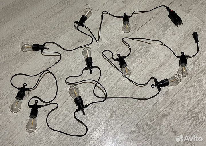 Ретро гирлянда уличная