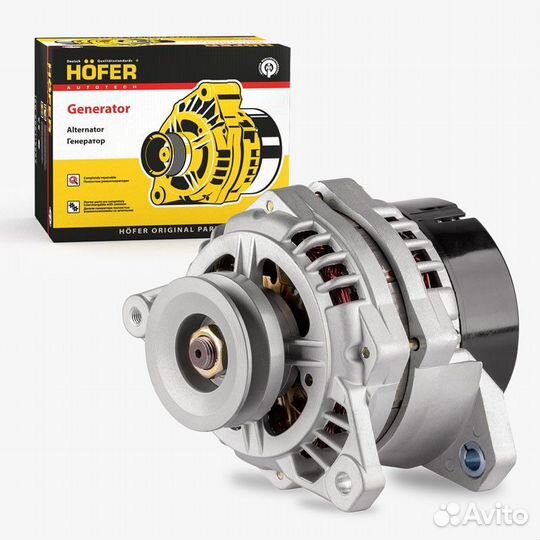 Генератор газ, УАЗ (умз-4216) 33027, клин. 10мм, 90а, 9402.3701-17