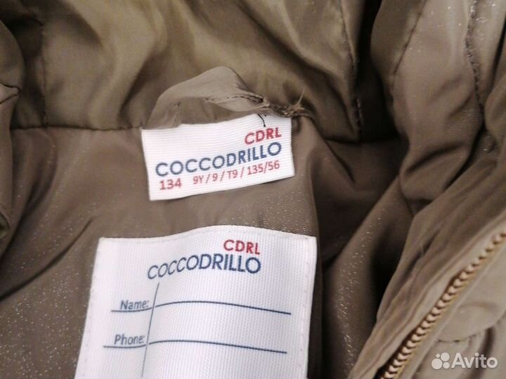 Пальто для девочки coccodrillo