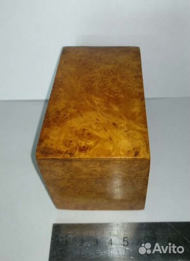 Шкатулка для карт карельская береза СССР