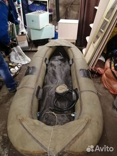 Надувная лодка пвх двухместная бу