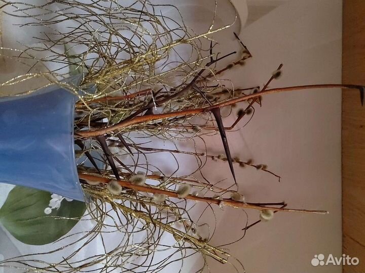 Ваза для цветов цветное стекло