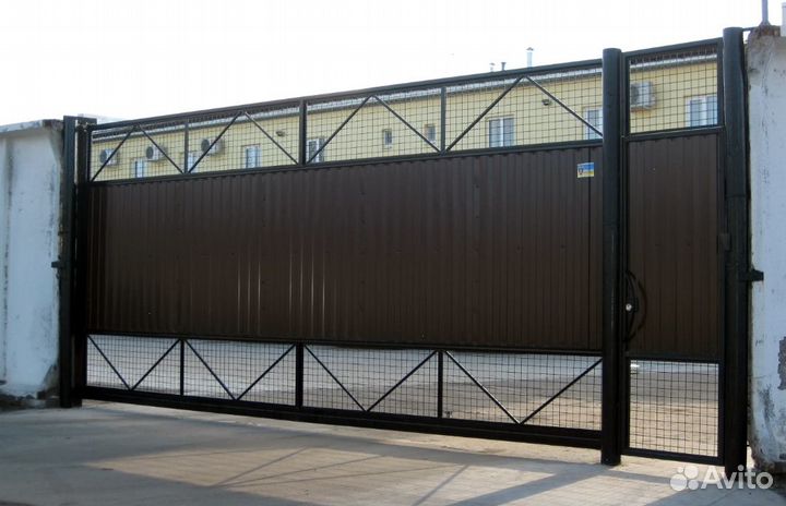Ворота откатные заказать прочные