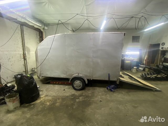 Прицеп под два снегохода