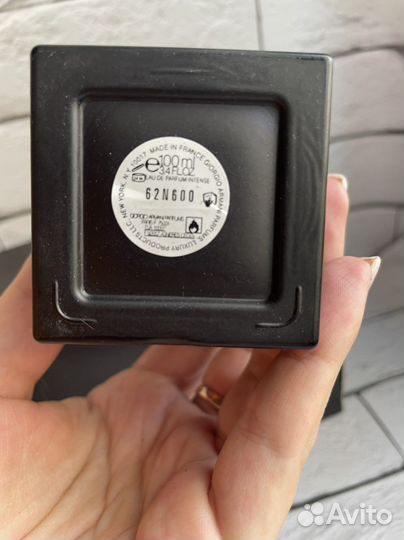 Armani prive cuir noir тестер