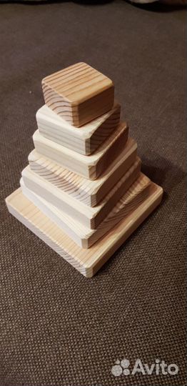 Новая пирамидка, развивающие игрушки, кольцеброс