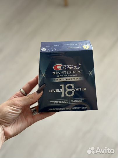 Crest 3D whitestrips отбеливающие полоски