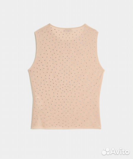 Топ Lime с кристаллами. Размер 42 rus