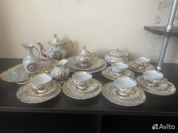 Набор столовой посуды Мадонна гдр 1958 г