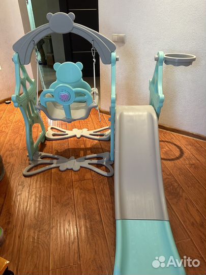 Детский игровой комплекс горка, качель в идеале