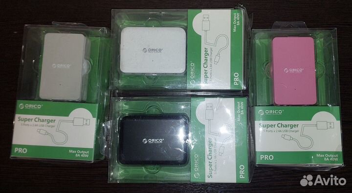 Зарядное устройство orico 5 USB-портов новое