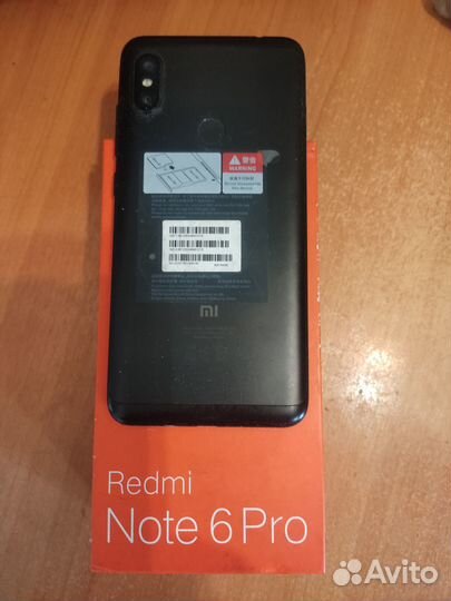 Xiaomi Redmi Note 6 Pro, 4/64 ГБ