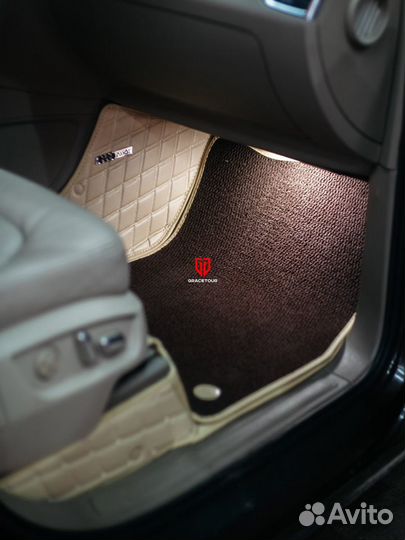 Автоковрики из экокожи 3Д