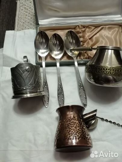 Столовые приборы мельхиор СССР