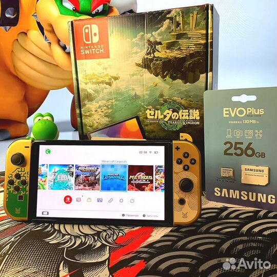 Новая Nintendo Oled Pico 300 гб + бесплатные игры