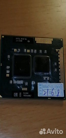 Процессор для ноутбука i3 370m