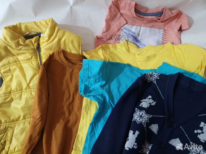 Вещи пакетом на мальчика 110