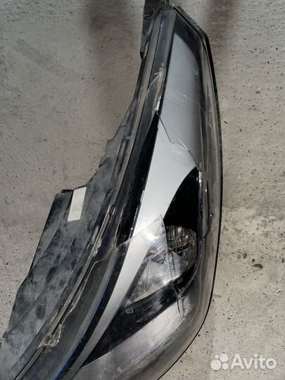 Левая фара на hyundai solaris 1
