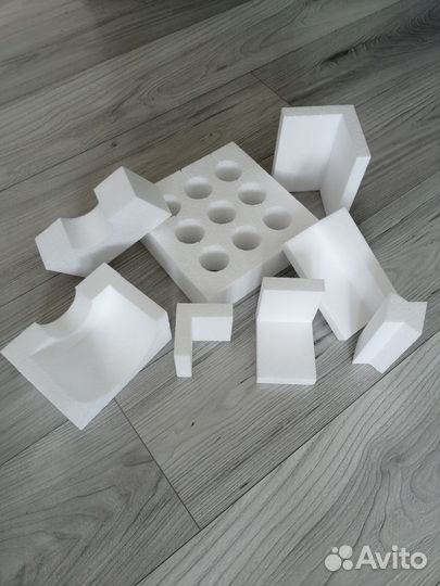 Ложементы, упаковка, вкладыши из пенопласта