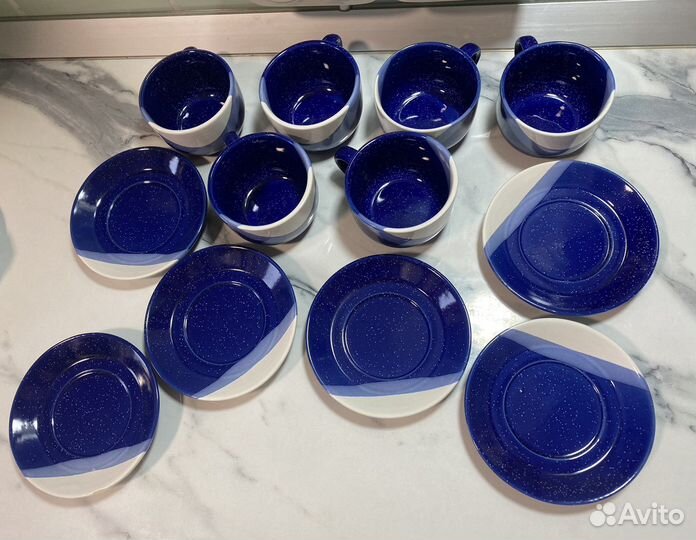 Кофейный сервиз на подставке новый