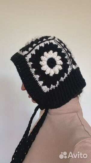 Новый капор балаклава чепчик косынка с цветами
