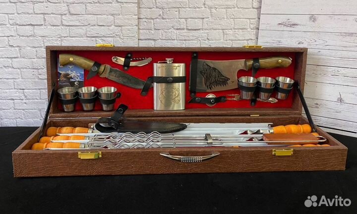 Шашлычный набор в кейсе