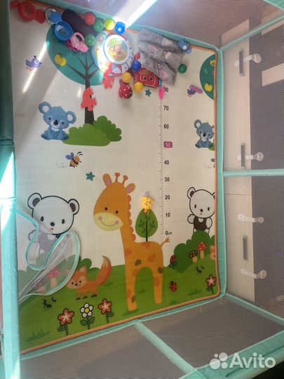 Манеж игровой детский напольный для малыша