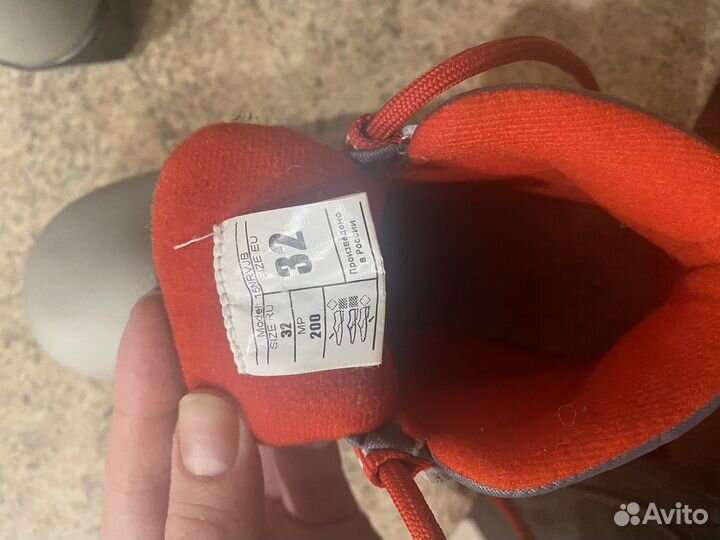 Лыжные ботинки детские 32