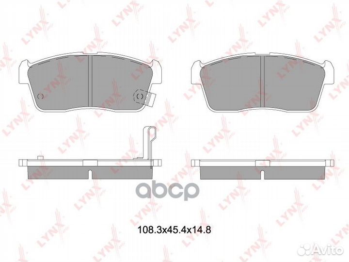 Колодки торм.пер.nissan pixo 2009-2013 BD-7551