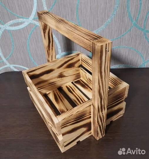 Ящик деревянный подарочный