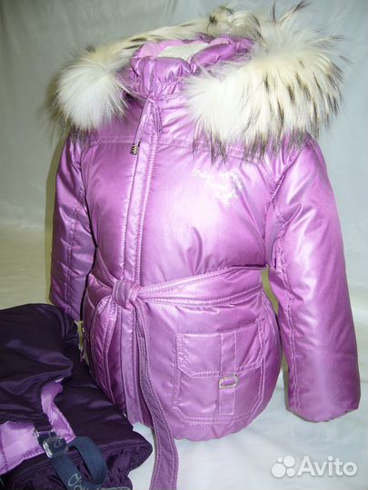 Куртка + полукомбинезон зимние 104 рост новые