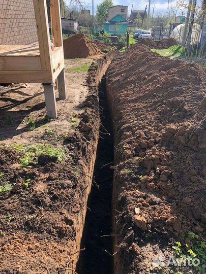 Услуги мини экскаватора,копка,земляные работы