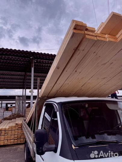 Брус обрезной 100х150х6000мм ГОСТ