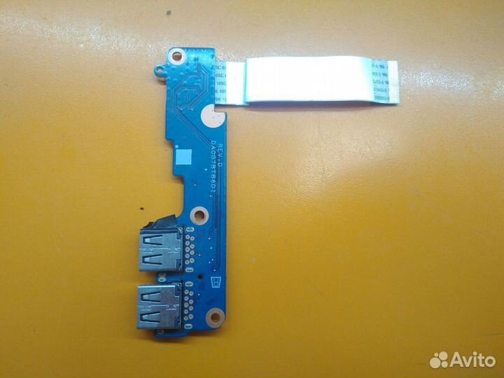 Плата USB DA0G7BTB6D1 HP 15-cs