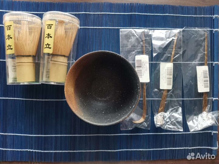 Предметы для приготовления японского чая Матча