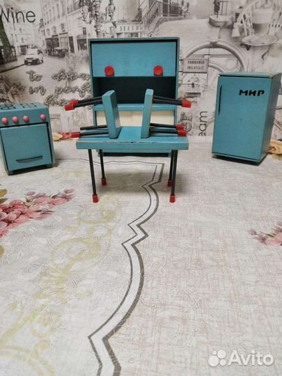 Детская мебель для кукол СССР