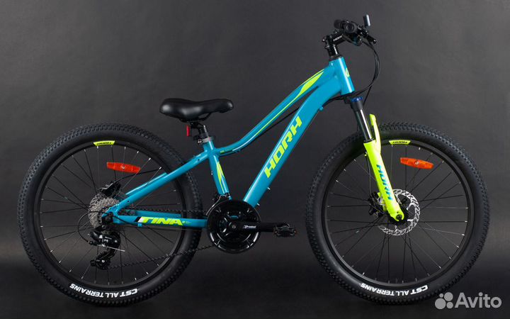 Велосипед horh tina tahd 4.1 24 (2023) Blue-Green