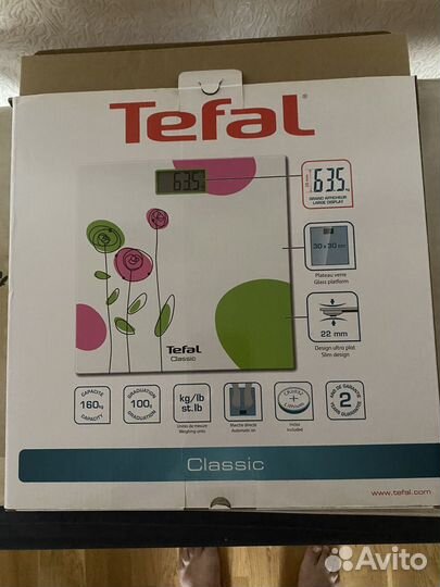Весы напольные tefal
