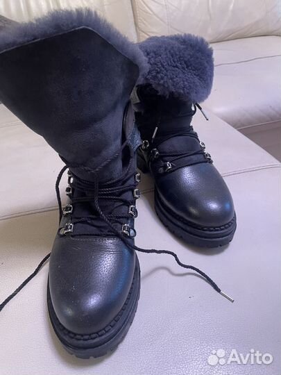 Ботинки натуральная кожа и мех 38 размер