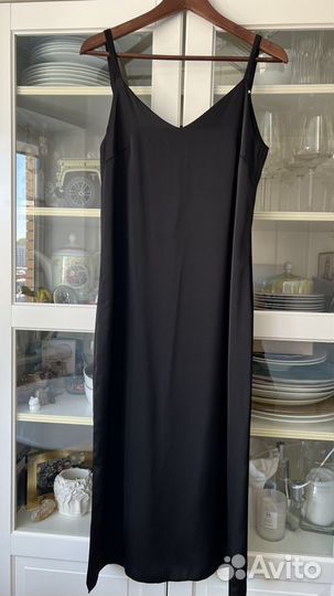 Платье комбинация с открытой спиной 46